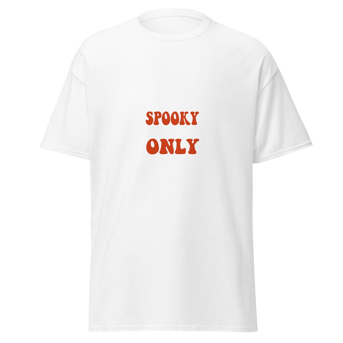 Spooky Vibes Only , Halloween Design Soft Style Heavy Cotton T-Shirt