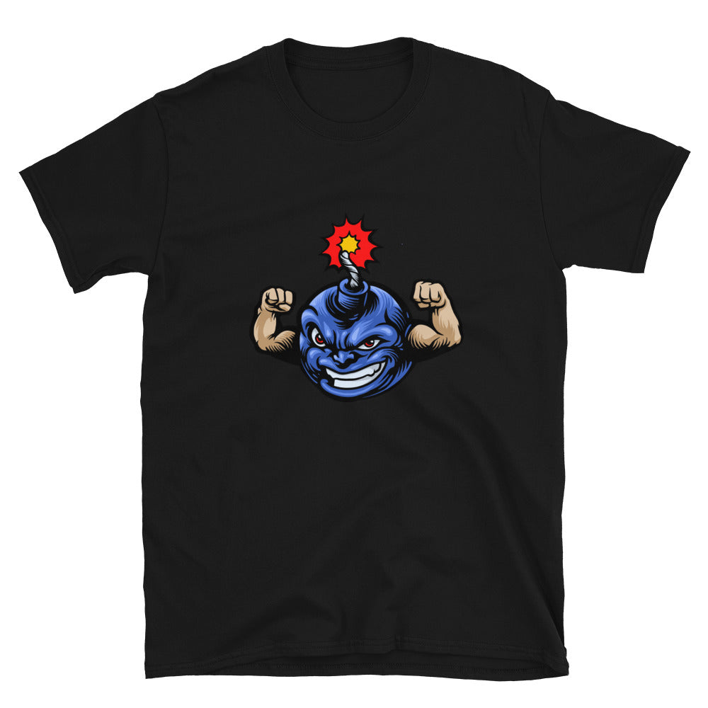 the strongest bomb Mascot cartoon style Fit Unisex Softstyle T-Shirt