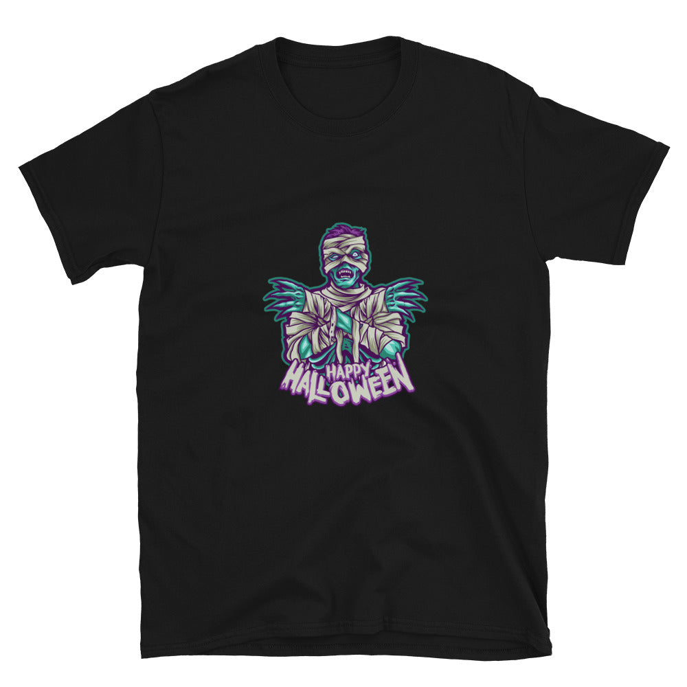 Zombie Mummy, Happy Halloween Fit Unisex Softstyle T-Shirt