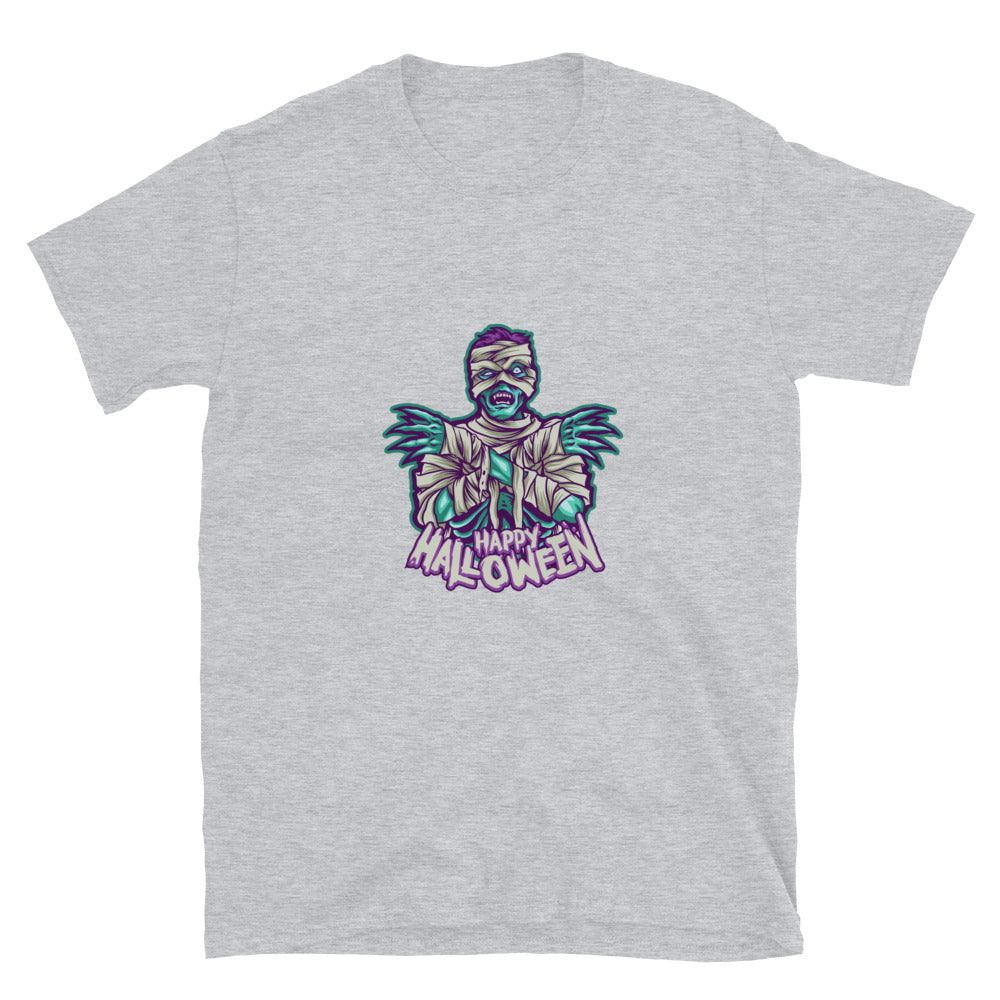Zombie Mummy, Happy Halloween Fit Unisex Softstyle T-Shirt