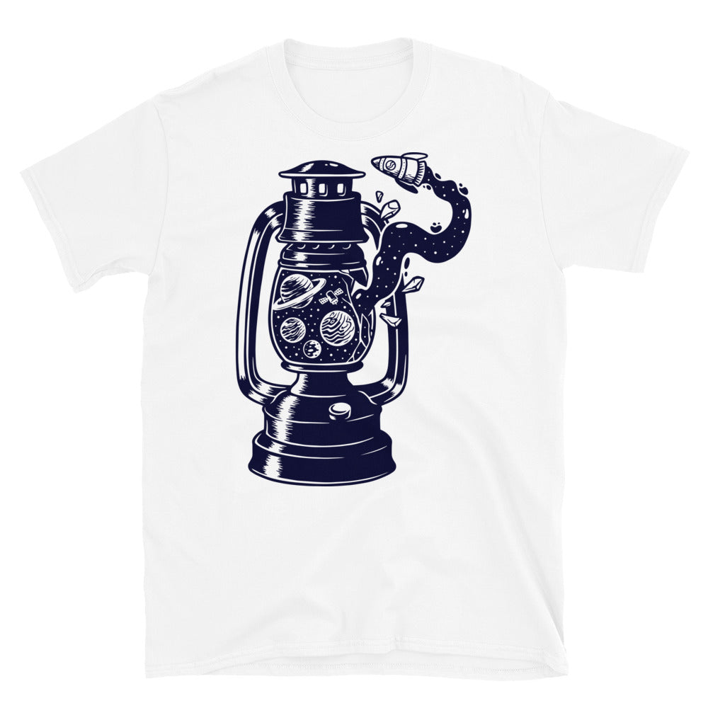 Old lights and the universe Fit Unisex Softstyle T-Shirt