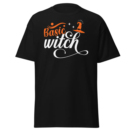 Spooky Sophistication: 'Basic Witch' Soft Style Tee 🎃