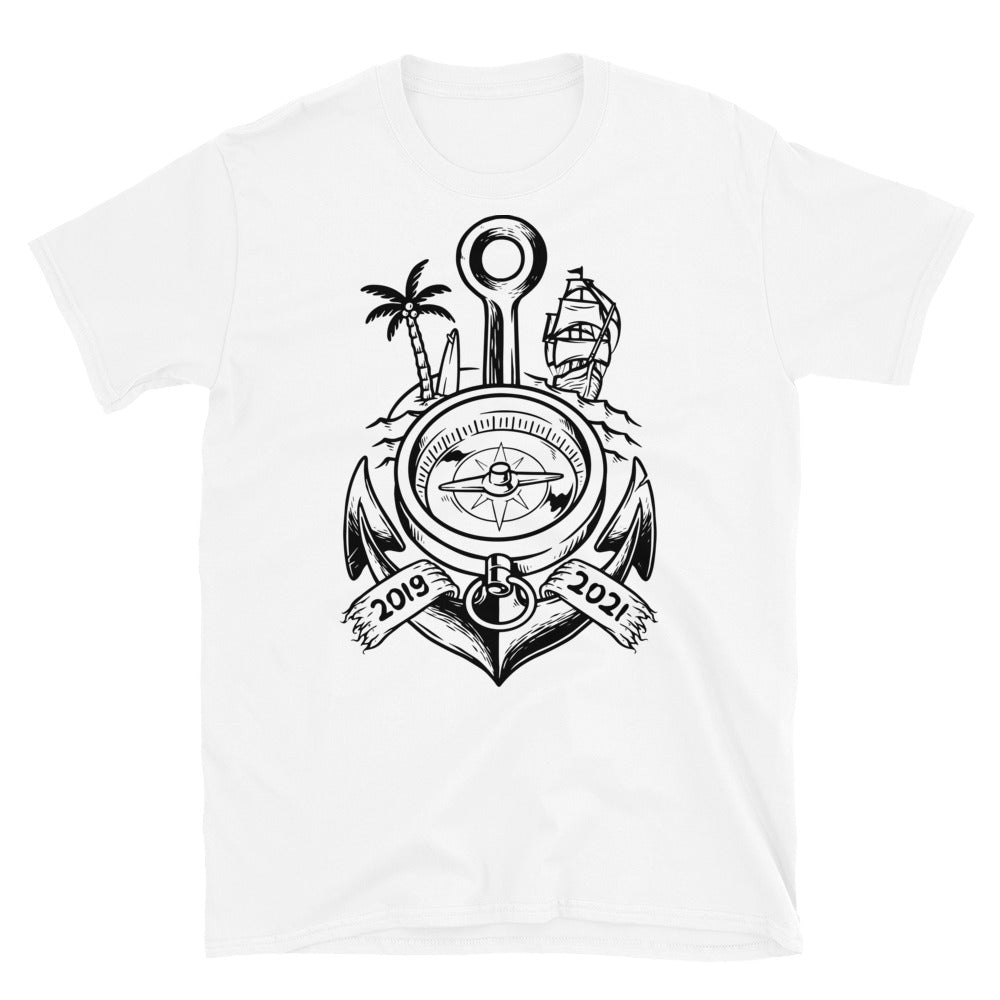 Anchor and compass - Fit Unisex Softstyle T-Shirt