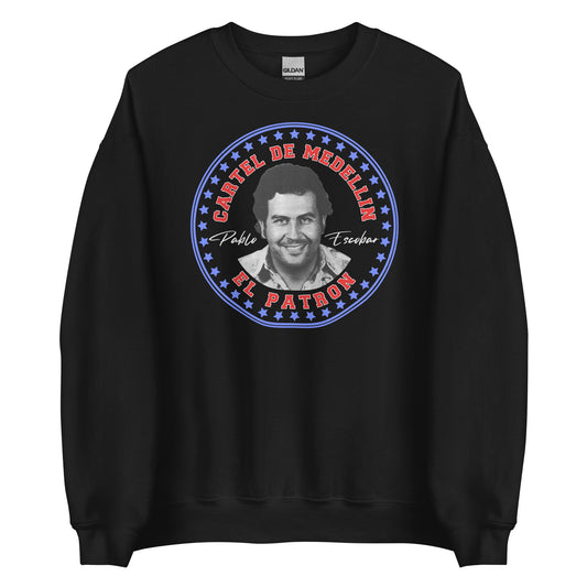 Pablo Escobar, El Patrón, Cartel de Medellín Diseño Gráfico Sudadera Unisex