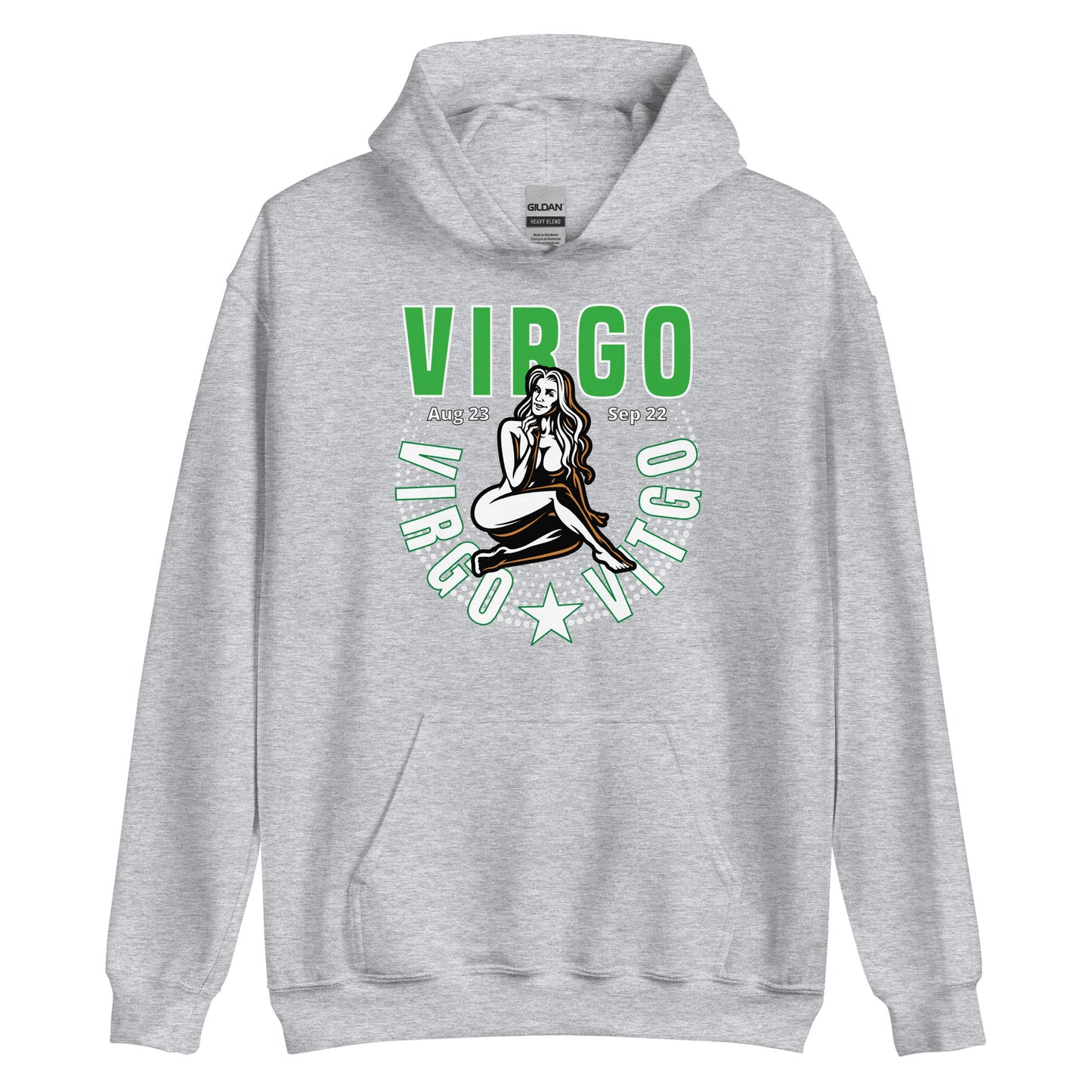 Virgo Zodiac Sign Unisex Hoodie